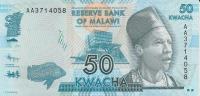 50 KWACHA MALAWI 2012