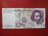 50.000 lira Italija 1992 vrlo dobro očuvana