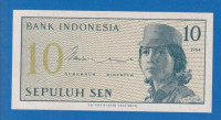 5033 / INDONESIA 10 SEN 1964    / ORIGINALNA NOVČANICA  / UNC