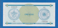 5039 / KUBA CUBA 5 PESOS 1985 C   / ORIGINALNA NOVČANICA  / UNC