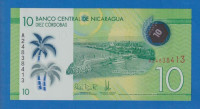 5062 / NICARAGUA 10 CORDOBAS  POLIMER   / ORIGINALNA NOVČANICA  / UNC