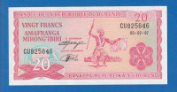 5086 / BURUNDI 20 FRANCS 1997   / ORIGINALNA NOVČANICA  / UNC