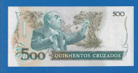 5193  / BRAZIL 500 CRUZEIROS 1988  / UNC / ORIGINALNA NOVČANICA