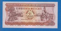 5231 /  MOZAMBIK 50 METICAIS 1986  /  UNC / ORIGINALNA NOVČANICA