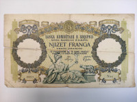 Albanska novčanica od 20 FRANCHI - 10 EUR