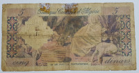 ALGERIA, 5 DINARS, 1964