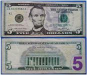 AMERIKA USA UNITED STATES 5 DOLLARS 2006