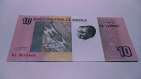 Angola 10 kwanzas, unc novčanica iz 2012.godine