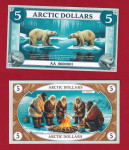 ARCTIC 5 ARCTIC ARTIK DOLLARS 2024 UNC