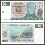 ARGENTINA - 1.000 POSOS ARGENTINOS - ND1983/85 - UNC