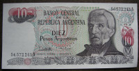 Argentina 10 Pesos Argentinos 1984