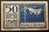 AUSTRIA- 50 HELLER 1920.