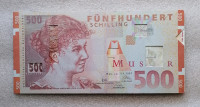 Austria 500 Schiling 1997. - MUSTER - Uzorak - Rosa Mayreder