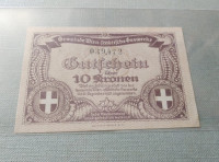 Austrija 10 kronen 1922 UNC - 4043