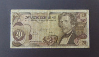 Austrija 20 Schiling 1967. - Carl Ritter Gega