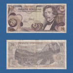 AUSTRIJA 20 SCHILLING 1967   //  6095