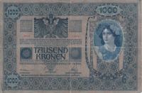 Austro -Ugarska 1000 KRONEN 1902