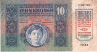 AUSTROMAĐARSKA novčanica od 10 KRONENA iz 1915