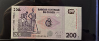 Bancue centrale du Congo 200 Novčanica UNC