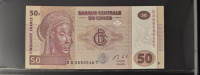 Bancue centrale du Congo 50 francs Novčanica UNC