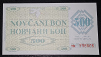 BiH- NOVČANI BON 500 DINARA 1992., BREZA, TOP KVALITETA!