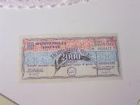 Ček 2000 dinara Banjalučka banka 1992 godina