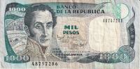 COLOMBIA 1000 PESOS 1995
