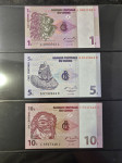 Congo 10 centimes 1997 Novčanica