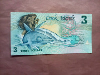 Cook Islands 3 dollars..