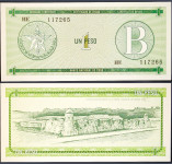 CUBA / KUBA (1985) 1 Peso "B" UNC