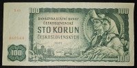 CZECHOSLOVAKIA- 100 KORUN 1961.