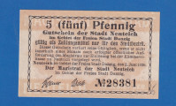 Danzig 5 pfenning 1920  28381 ebax  UNC / 106