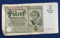 DEUTSCHE RENTENBANK 1923-1937 5 RENTENMARK