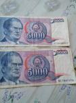 dvije stare novčanice