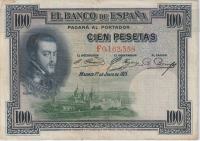 ESPANA 100 PESETAS 1925