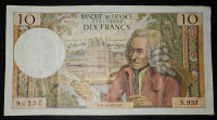 FRANCE- 10 FRANCS 1973. VOLTAIRE