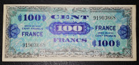 FRANCE- 100 FRANCS 1945. ( SERIE DE 1944.), FRENCH TREASURY