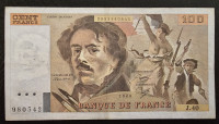 FRANCE- 100 FRANCS 1980. DELACROIX