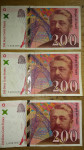 Francuska 200 Francs (f/vf) pre Euro / komad