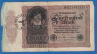 GERMANY 5000 MARK 1922 + ( No 126 ) GERMANY REICH SEAL