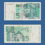HRVATSKA 5 KUNA 1993 6524654  - 6227