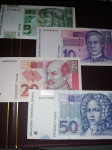 Hrvatska kuna (miny lot) 4 xf to UNC, R (1993-2012)