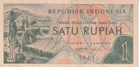 INDONESIJA  1 RUPIAH 1961
