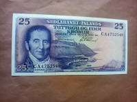 Island 25 kronur 1961.