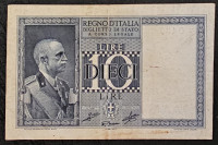 ITALY- 10 LIRE 1939.