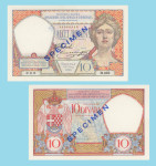 jugoslavia 10 dinara 1926 specimen