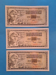 Jugoslavija 1 000 Dinara 1974-1981 UNC
