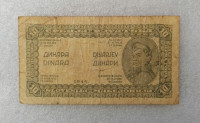 Jugoslavija 10 Dinara 1944 Partizan