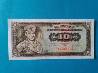 Jugoslavija 10 Dinara 1965 P#78a (veća numeracija) UNC