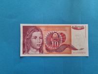 Jugoslavija 10 dinara 1990 UNC